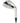 Cleveland CBX ZipCore Golf Wedge held up so back of the club head is visible on a white background