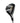 Callaway Paradym X Golf Hybrid with sole of the club head showing on a white background
