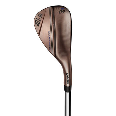 TaylorMade Hi-Toe 3 Golf Wedge - Brushed Copper with sole and back of club head showing on a white background