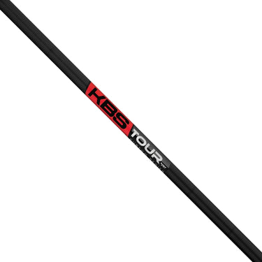 KBS Custom Tour Iron Shafts (.355) black pearl with KBS red