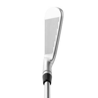 Callaway Apex MB 24 Golf Irons at the address position showing the face of the club