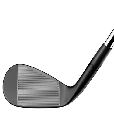 TaylorMade Milled Grind 4 Black Golf Wedges showing the face and grooves of the club head