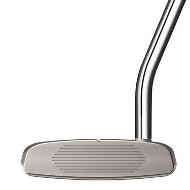 TaylorMade TP Reserve M27 Single Bend Golf Putter showing the face of the club head on a white background