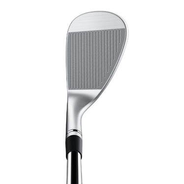 TaylorMade Milled Grind 4 "Tiger Grind" Golf Wedge showing the face of the club head from the address position 