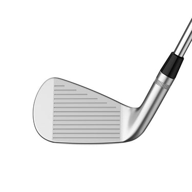 Callaway Apex CB 24 Golf Irons on a white background showing the face of the club. 