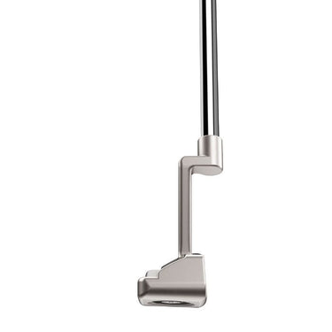 TaylorMade TP Reserve B11 L-Neck Golf Putter at the address position from the angle of the toe