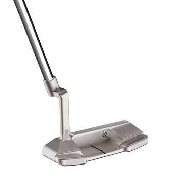 TaylorMade TP Reserve B31 L-Neck Golf Putter being shown from behind at a slight angle so back of the club head and the heel is showing