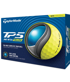 TaylorMade TP5 2024 Yellow Golf Balls (Dozen)