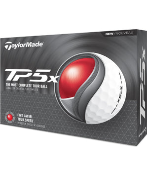 TaylorMade TP5X 2024 White Golf Balls (Dozen)