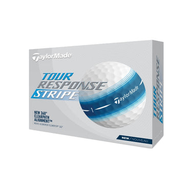 TaylorMade Tour Response Blue Stripe Golf Balls 2024 (Dozen)
