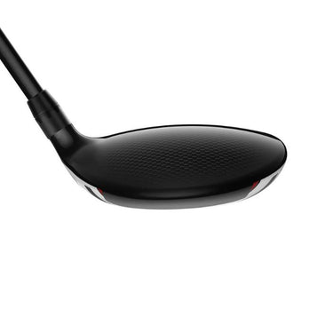 Cobra Aerojet LS Fairway Golf Wood from behind the club head on a white background