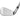 Cobra Golf Aerojet Golf Iron with the face showing on a white background