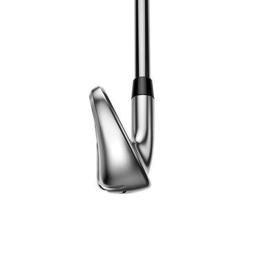 Cobra Golf Aerojet Golf Iron from the angle of the toe on a white background