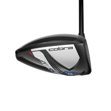 Cobra Aerojet LS Golf Driver from the angle of the toe on a white background.