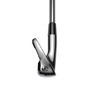 Cobra KING Forged Tec 2022 Golf Irons from the angle of the toe, on a white background