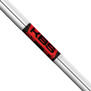 KBS Tour (.355 Taper) with silver shaft and a red and black label reading KBS Tour.